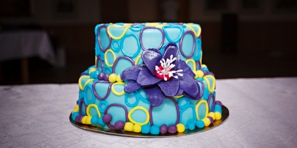 Двухъярусные торты на день рождения