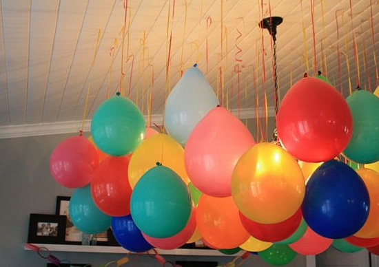 воздушные шары для украшения праздника - своими руками