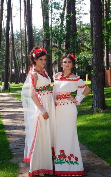 Красивые платья в украинском стиле, фото № 14