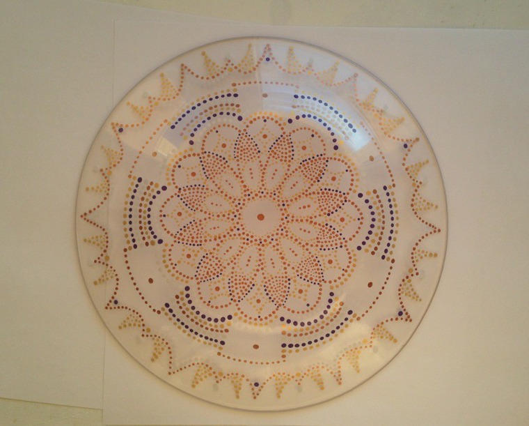 Точечная роспись декоративной тарелки: пошаговый мастер-класс, фото № 28