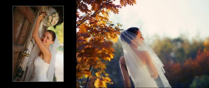 Осенняя свадьба: варианты декора, нарядов, аксессуаров, фото № 39