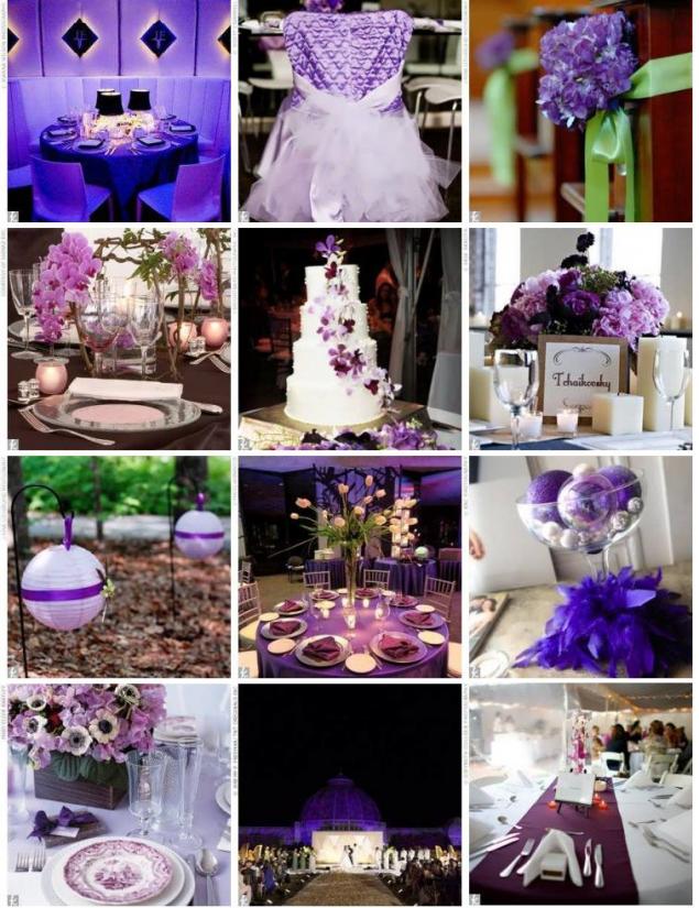 Фиолетовая свадьба: подбираем декор и аксессуары, фото № 6