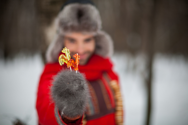 Зимняя современная свадьба в русском стиле: детали, создающие настроение, фото № 3