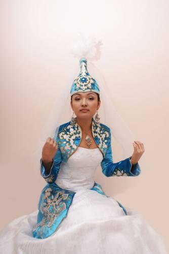 Hациональные казахские свадебные платья, фото № 6