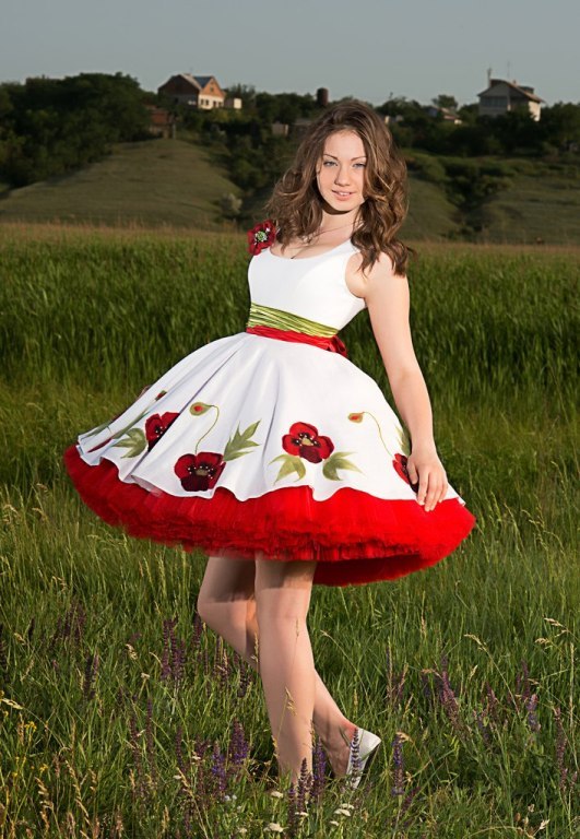 Красивые платья в украинском стиле, фото № 10