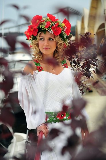 Красивые платья в украинском стиле, фото № 2