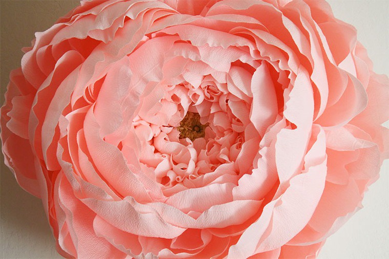 Гигантские цветы из бумаги от американской художницы Tiffanie Turner, фото № 11
