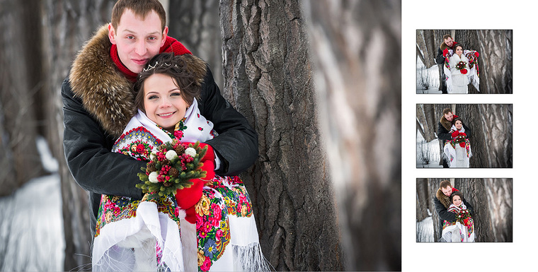 Зимняя современная свадьба в русском стиле: детали, создающие настроение, фото № 20