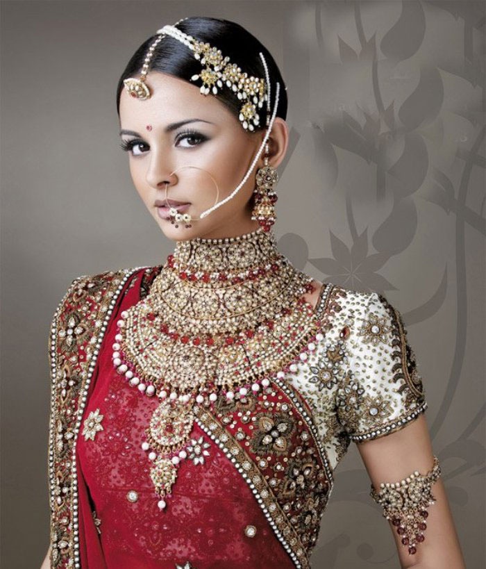 Потрясающе красивые свадебные наряды Индии, фото № 2