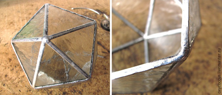 Создаем свадебную шкатулку из витражного стекла в технике Тиффани, фото № 23