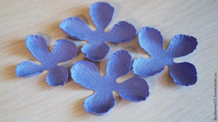 Создаем нежные цветы гортензии из бумаги, фото № 10