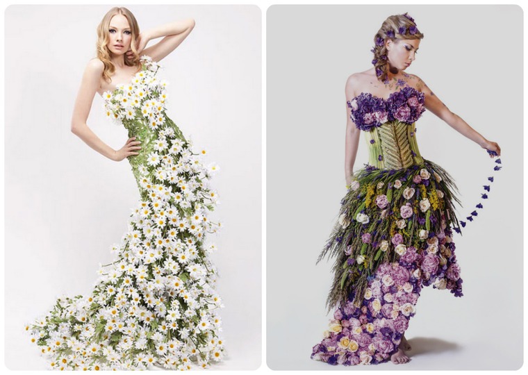 Платья с цветами как произведения искусства вдохновляемся весной, фото № 11