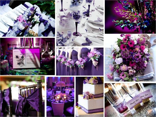 Фиолетовая свадьба: подбираем декор и аксессуары, фото № 5