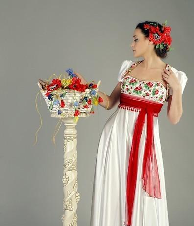 Красивые платья в украинском стиле, фото № 13