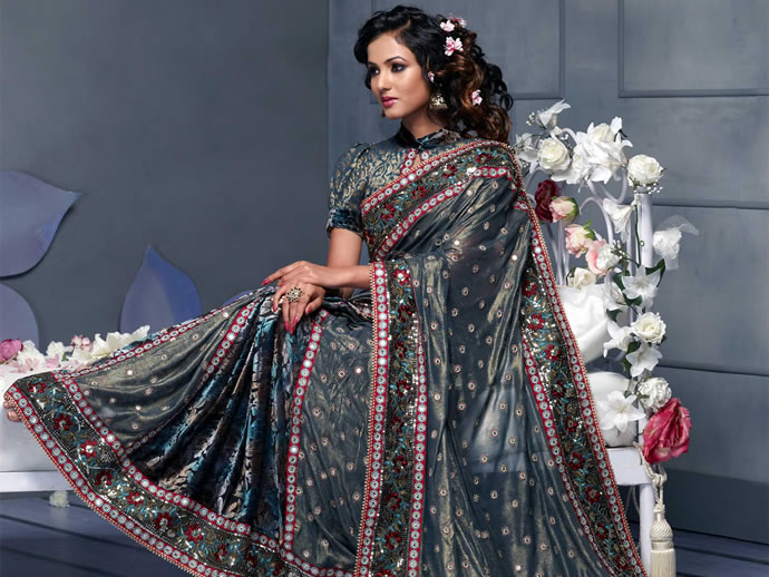 Потрясающе красивые свадебные наряды Индии, фото № 22