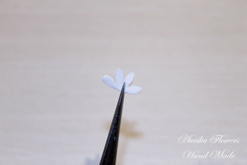 Как сделать цветок «Гипсофила» из фоамирана, фото № 5