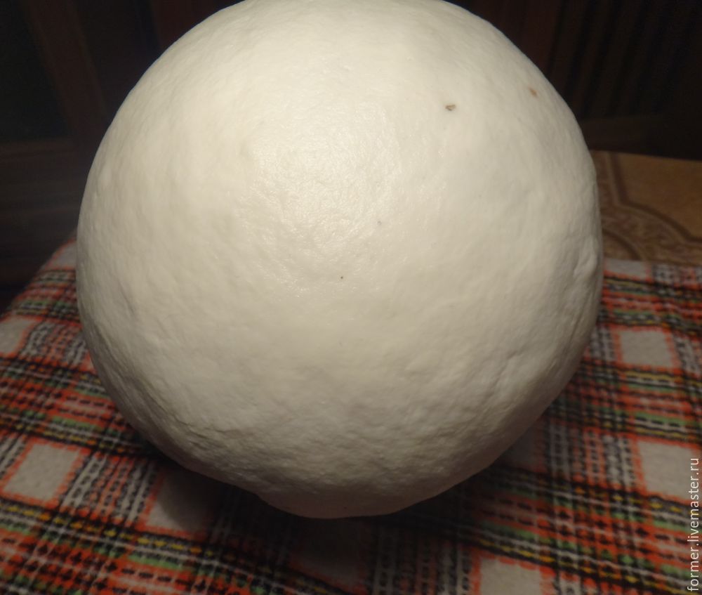 Создаем большой новогодний шар из папье-маше. Декор в технике декопатч, фото № 14