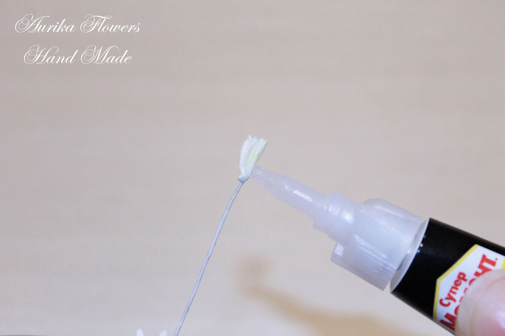 Как сделать цветок «Гипсофила» из фоамирана, фото № 16