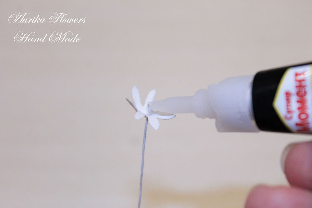 Как сделать цветок «Гипсофила» из фоамирана, фото № 12