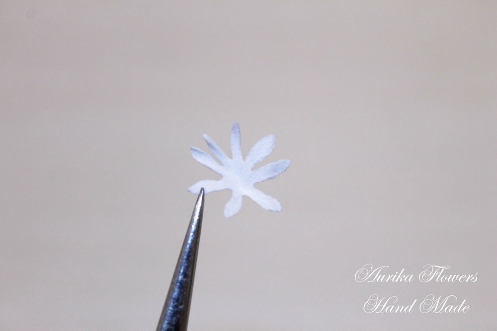 Как сделать цветок «Гипсофила» из фоамирана, фото № 8