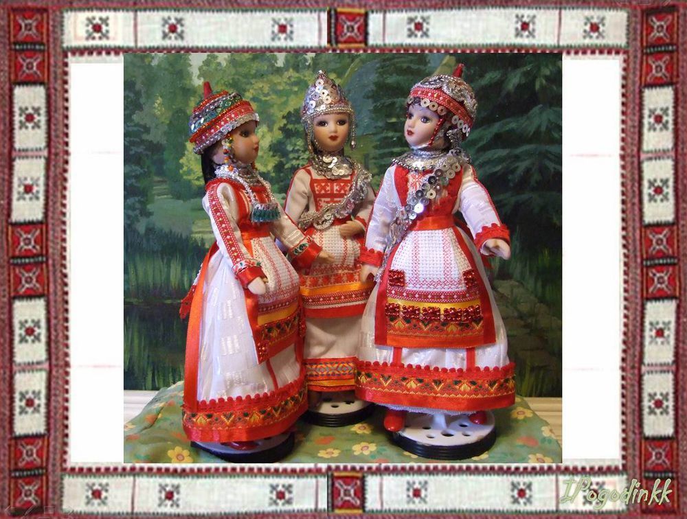 Чувашки — мои куклы, особенности чувашского народного костюма, фото № 9