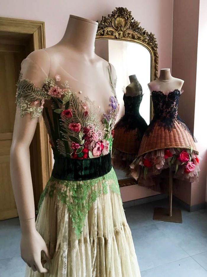 Удивительные платья французского дизайнера и модельера Sylvie Facon, фото № 15