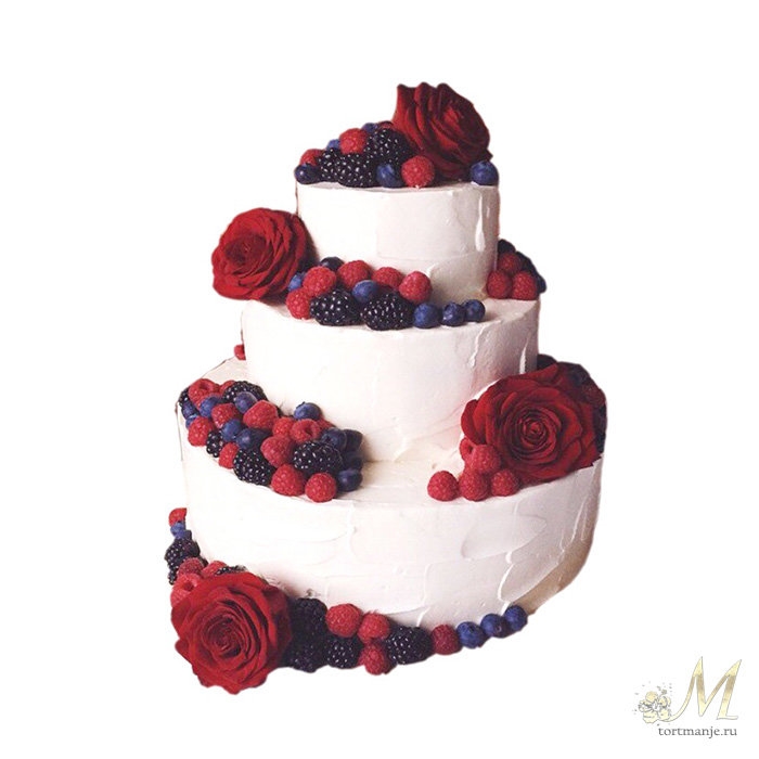 Торты с ягодами и цветами подборка фото (19)