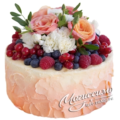 Торты с ягодами и цветами подборка фото (23)