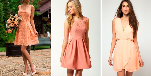 С чем носить персиковое платье? Подбираем гармоничный образ