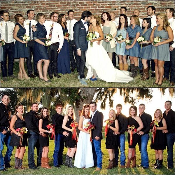 джинсовая свадьба фото