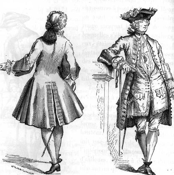 костюмы 18 века фото