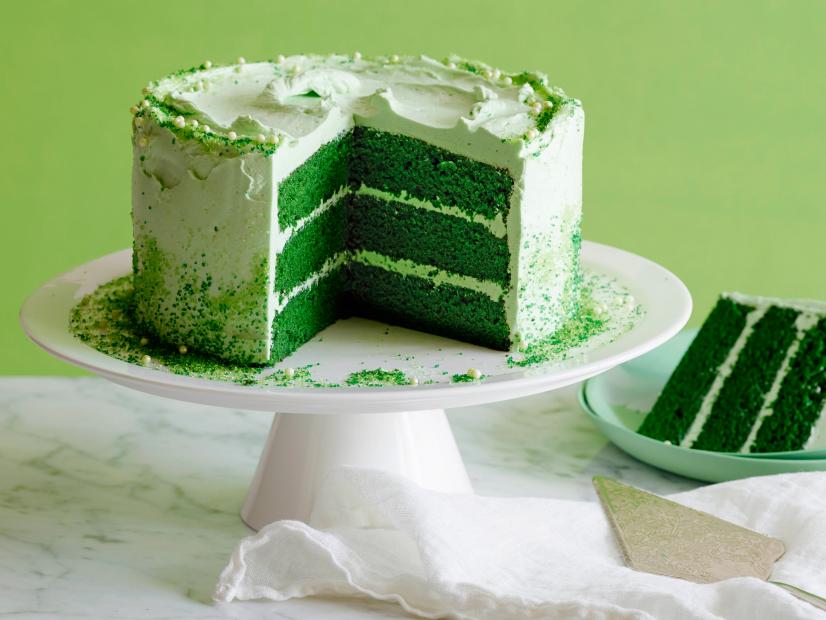 зеленый торт фото