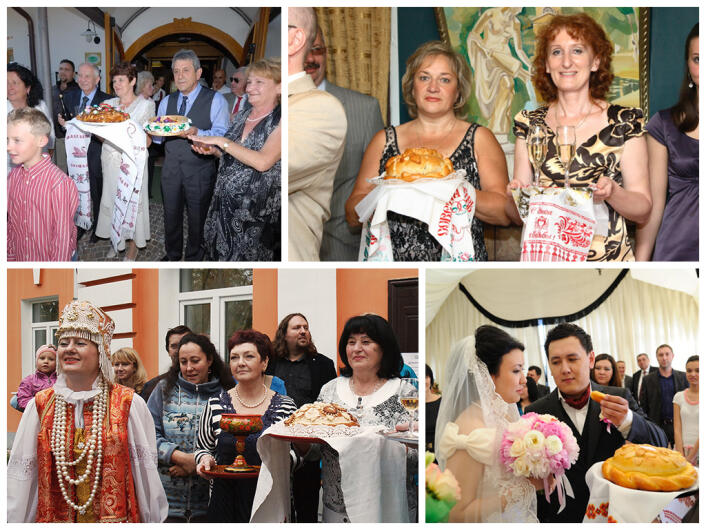 свадебные традиции русского народа, хлеб каравай на руси