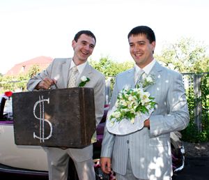 выкуп невесты, чемодан с деньгами