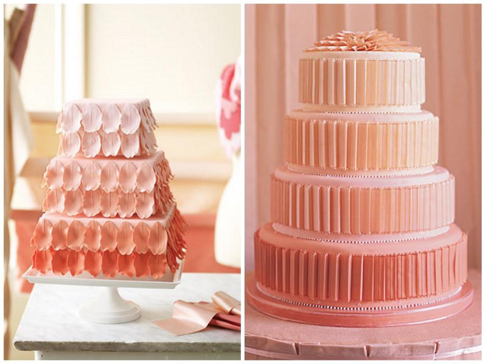 Несколько оригинальных свадебных тортов