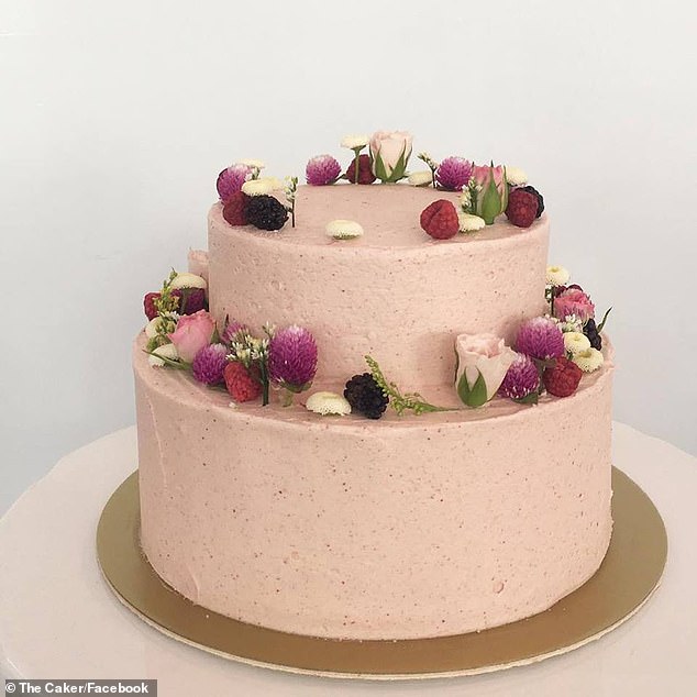 Baker Jordan Rondel shared the cake (pictured) that she made for an unimpressed bride on Facebook