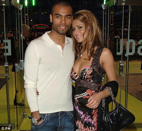 Still happy together: Cheryl and Ashley Cole
