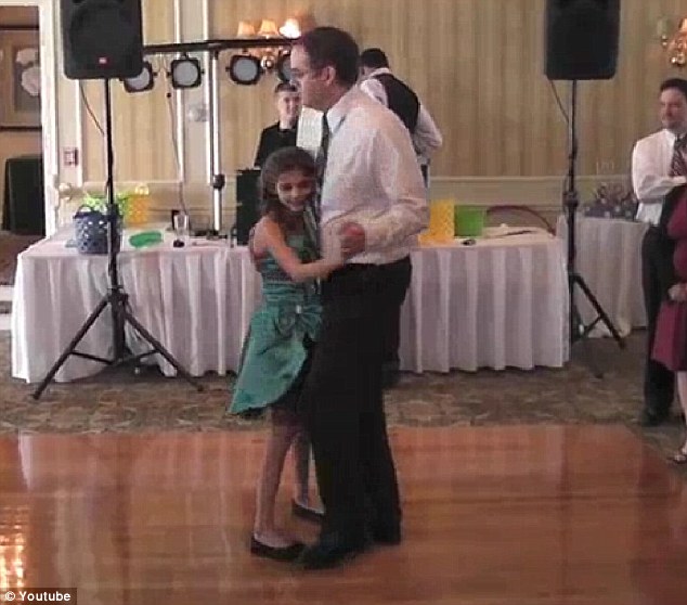 Slow dance: At first, Mike and Jessica, 13, start a slow dance to the predicable sounds of My Girl by The Temptations