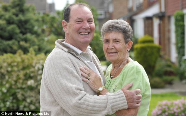 Stronger together: Devoted Mr and Mrs Lyons will celebrate with their huge extended family tonight