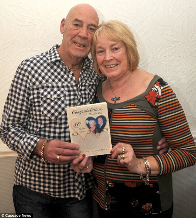 Frank and Shirley Hendley are celebrating being the youngest couple in Britain to reach their golden wedding anniversary