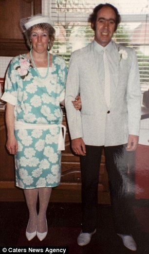 Shirley and Frank at home in 1985