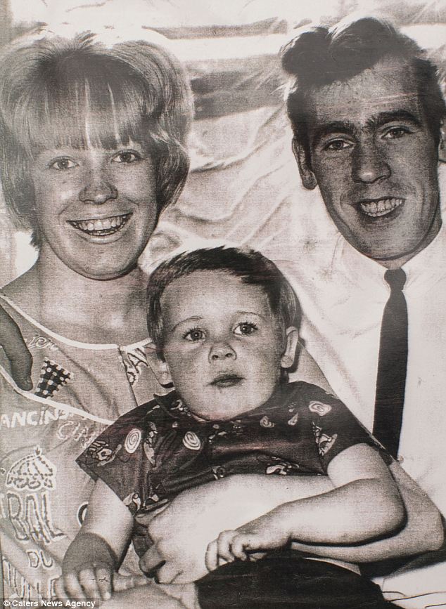 Shirley and Frank with their first child Darren in 1964