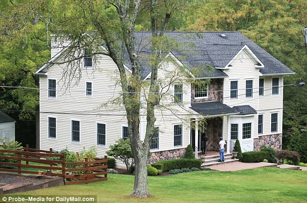 Before Hunter moved his mistress into a Manhattan apartment, Hudson was living in this suburban $765,000 four-bed, 3,900 sq ft single family home in Morristown, New Jersey - where both of their names were listed on the mailbox
