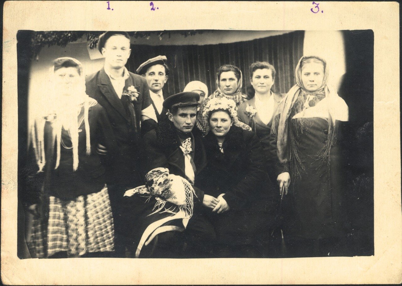 1949. Украина. Сельская свадьба. 