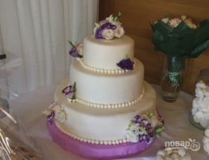 Свадебный торт в домашних условиях - фото шаг 13