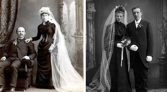 Винтажные старинные свадебные платья