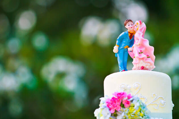 Красивые фигурки на свадебный торт: жених и невеста