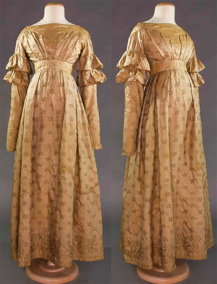Какими были свадебные платья 200 лет назад
