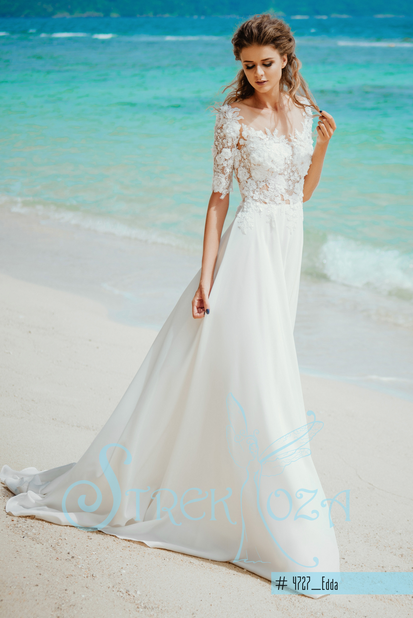 Элегантное и модное свадебное платье