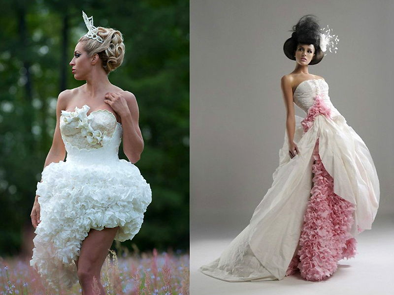 Необычные свадебные платья - выбор креативных невест